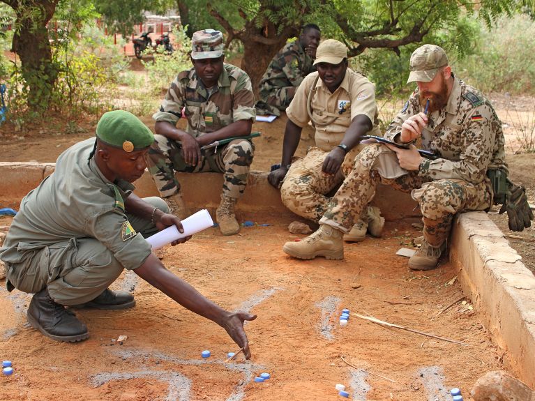 Annual review 2017: Training mission of the Bundeswehr in Mali.