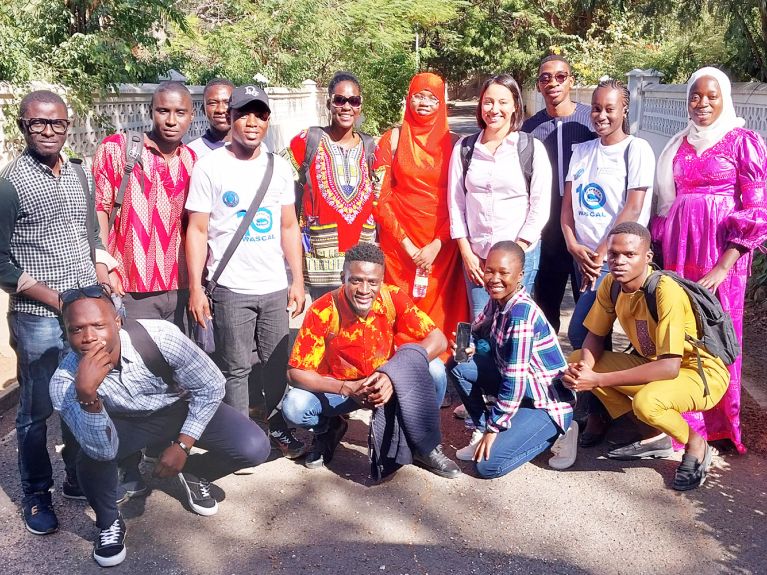 Students taking part in the German-African master’s programme