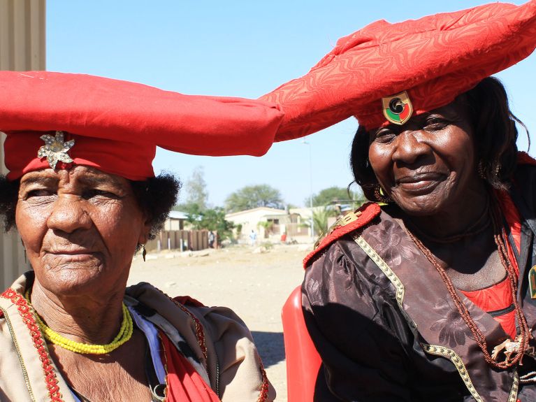 Des femmes Herero en Namibie