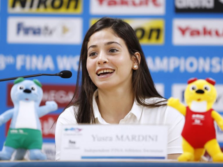 Olympionikin Yusra Mardini: die Mutmacherin