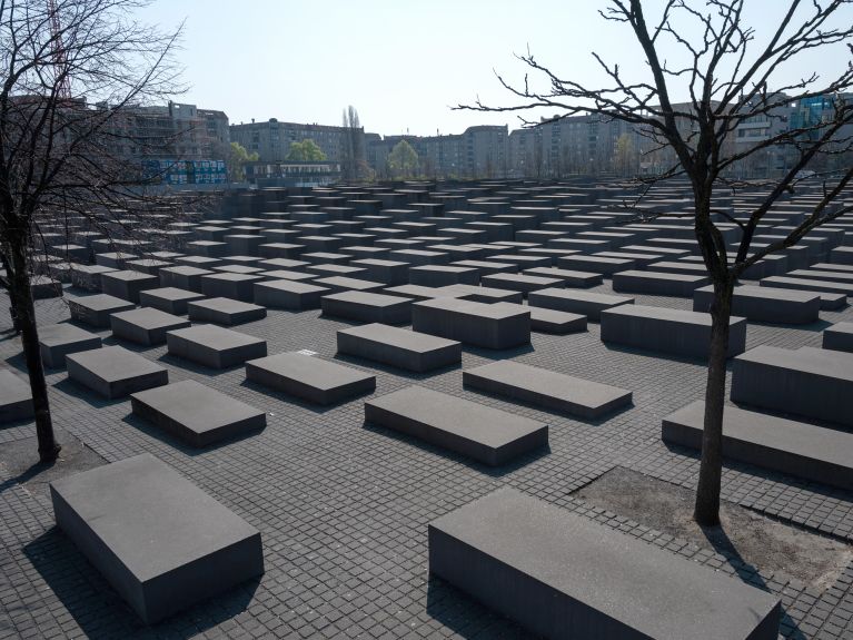 Monumento, em Berlim, em homenagem aos judeus europeus assassinados