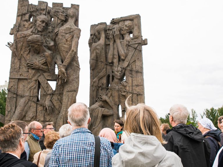 La « Porte de la mémoire » lors de l’inauguration en 2018 