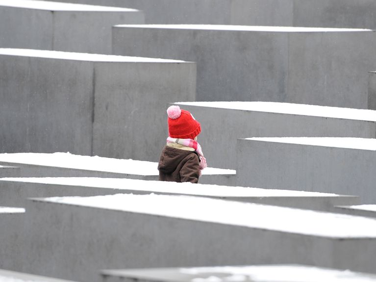 Das Holocaust-Mahnmal in Berlin. Das Holocaust-Mahnmal in Berlin.