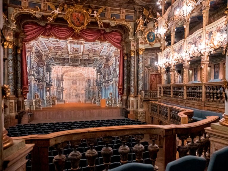The Margravial Opera House in Bayreuth is a World Heritage site.