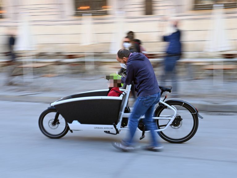 Mobilität der Zukunft: ein Lastenrad