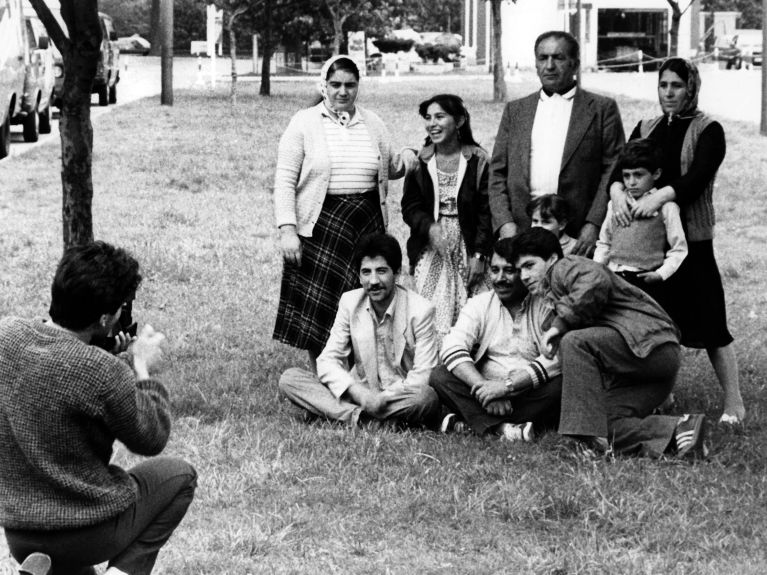 1984 yılında Berlin-Kreuzberg'de Türk misafir işçi ailesi