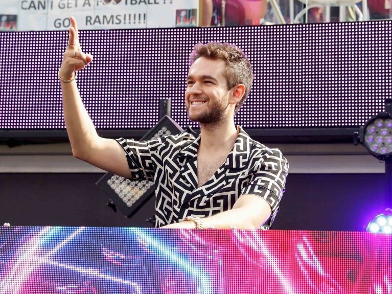 DJ ZEDD performing at Superbowl 2022