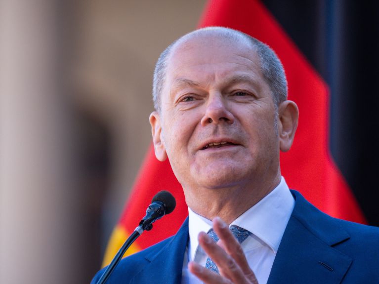 German Chancellor Olaf Scholz