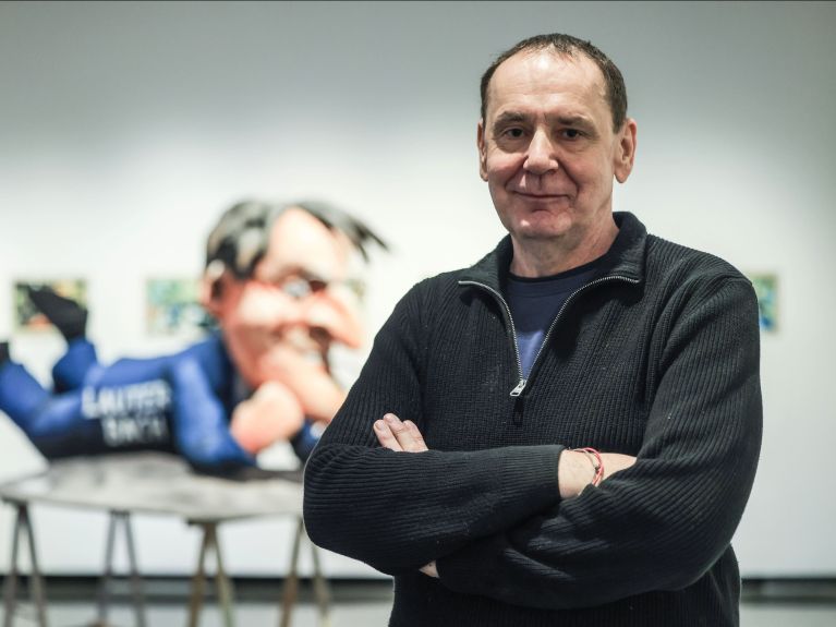 Der Düsseldorfer Bildhauer Jacques Tilly 