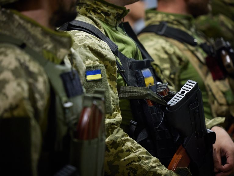 Die Bundeswehr erhält Ausbilder aus der Ukraine (Archivbild).