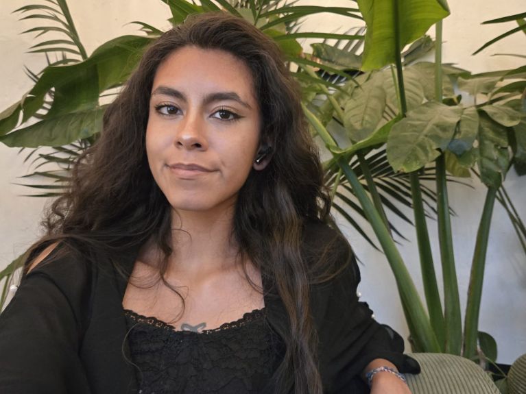 Laura Karenina Paz Morales aus Bolivien engagiert sich bei #Junges Netzwerk.