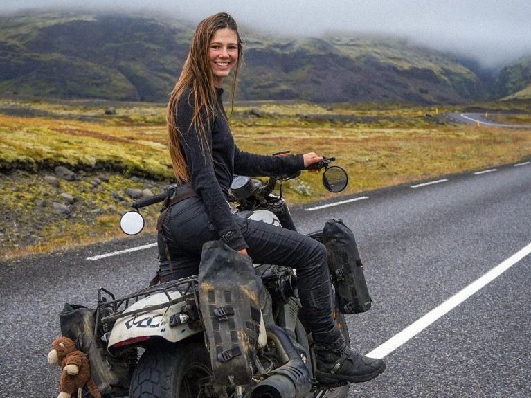 Ann Kathrin Bendixen her zaman yeni hedeflerle dünyayı dolaşıyor. 
