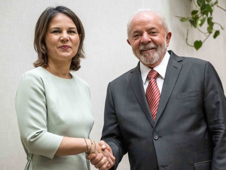 Annalena Baerbock y Lula da Silva 2022