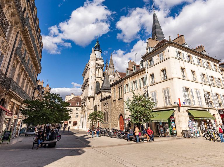 The historic centre of Dijon, Mainz’s twin city