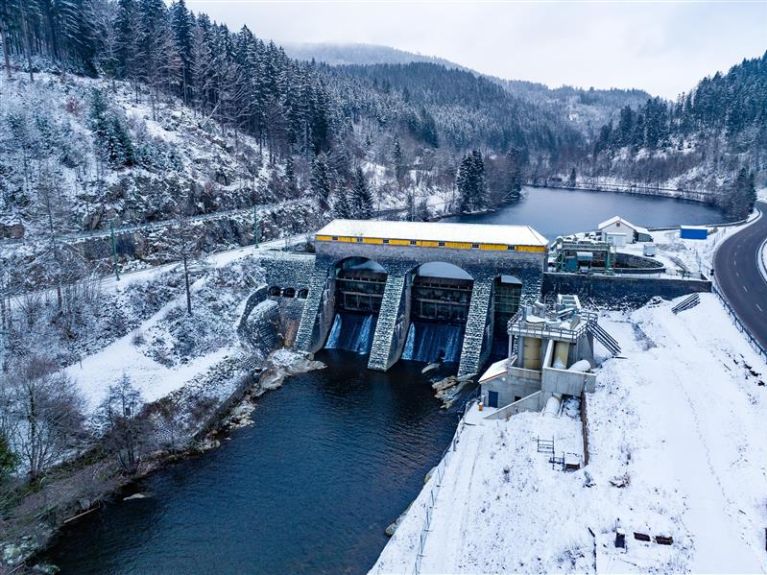 Wasserkraft ist ein Baustein emissionsfreier Energieproduktion. 