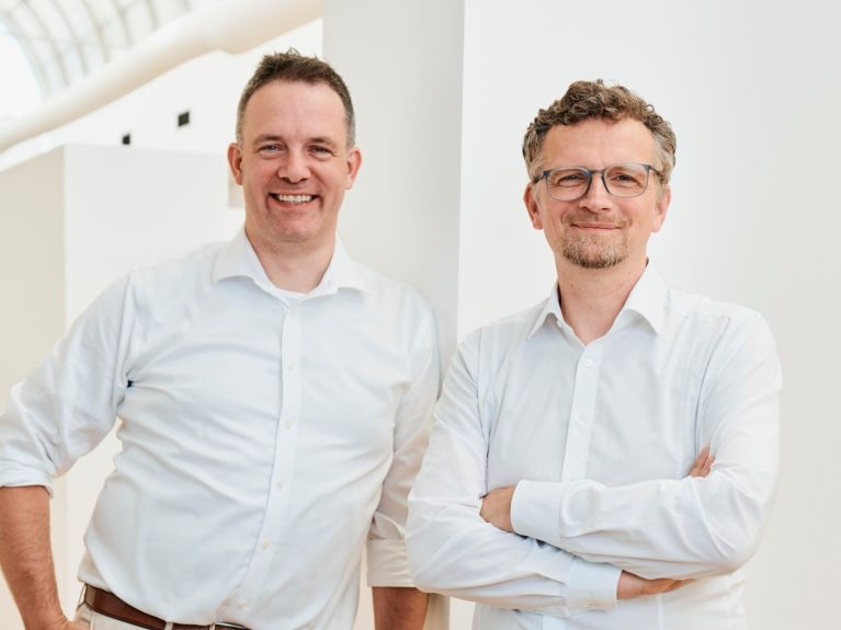 Eleqtron founders Jan Leisse (left) and Michael Johanning 