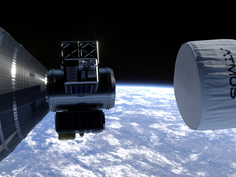 Das Raumfahrt-Startup ATMOS entwickelt Transportsysteme für den Orbit. 