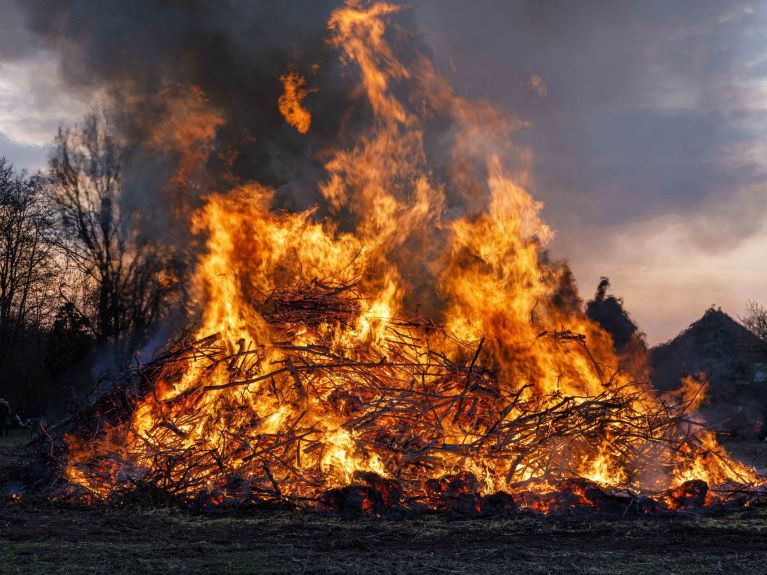 Easter fires in Germany 