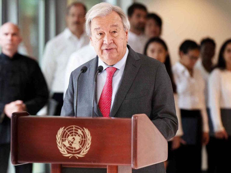 Secretário-geral da ONU, António Guterres Secretário-geral da ONU, António Guterres