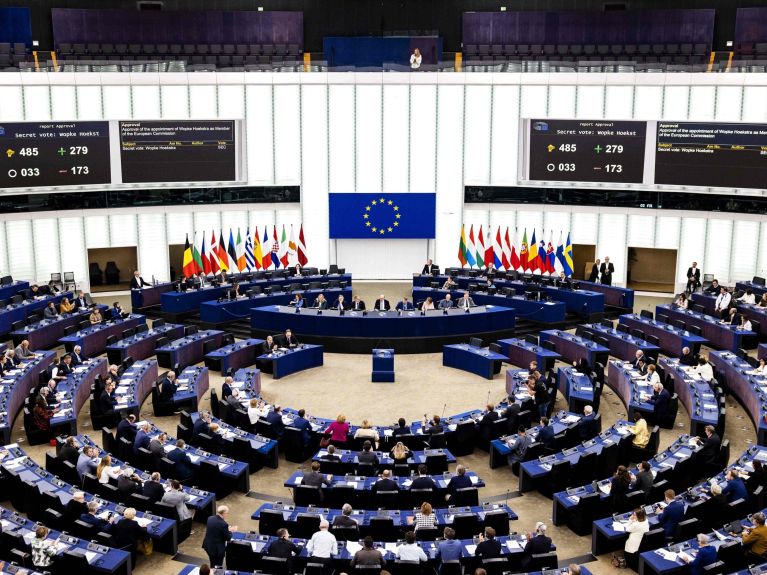 The European Parliament in Strasbourg