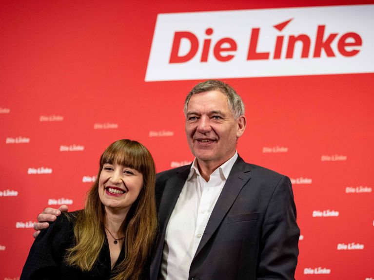 Jan van Aken und Heidi Reichinnek, Die Linke Jan van Aken und Heidi Reichinnek, Die Linke