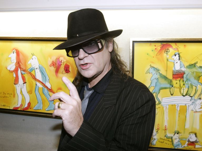 2005 bei einer Ausstellung seiner Bilder in Werl