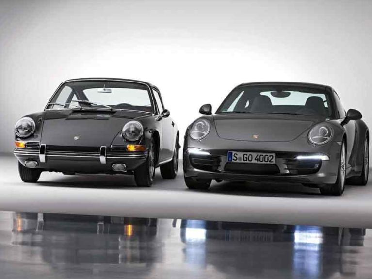 Porsche Carrera 911 2.0 Coupé (1964) ve 4S Coupé (2023)