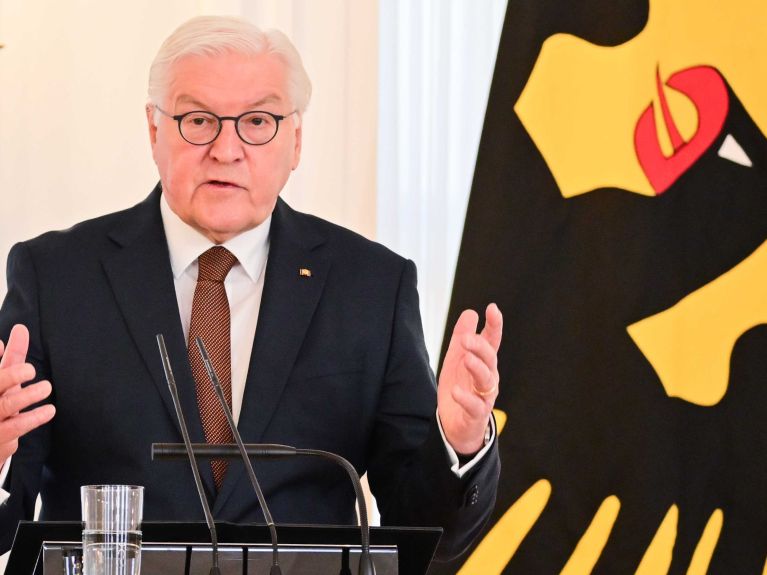 El presidente federal Steinmeier 