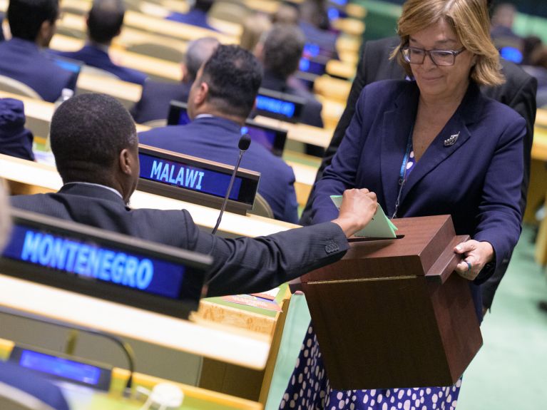 Votação na Assembleia Geral da ONU 