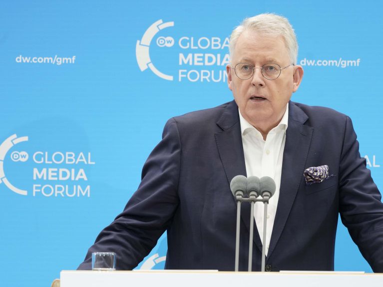 DW Director General Limbourg at the opening of the Global Media Forum