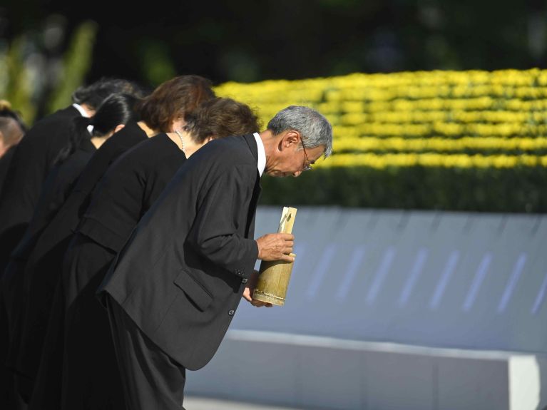 Japan remembers the victims of the atomic bombing tragedy of Hiroshima. Japan remembers the victims of the atomic bombing tragedy of Hiroshima.
