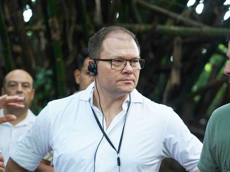 Umweltminister Carsten Schneider in Belém