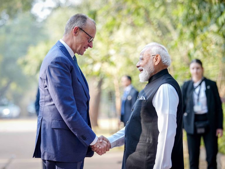 Friedrich Merz and Narendra Modi