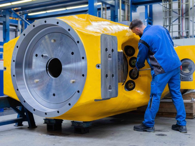 Maschinenbau: Arbeit an Industrieanlagen 