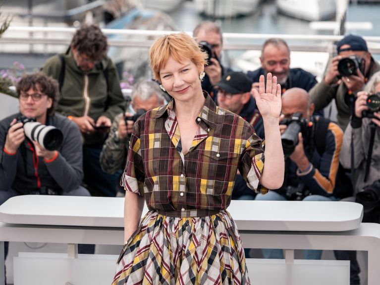 Sandra Hüller bei den diesjährigen Filmfestspielen in Cannes