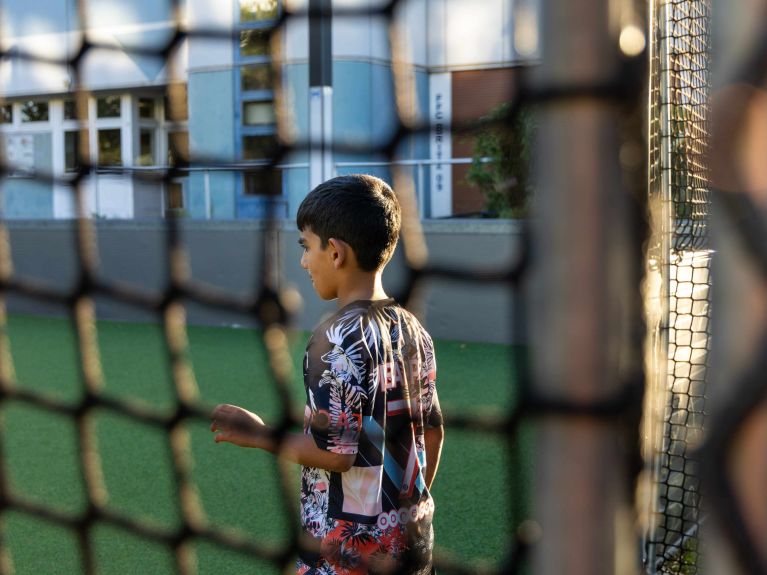 Soccer training can be a safety net for children. 