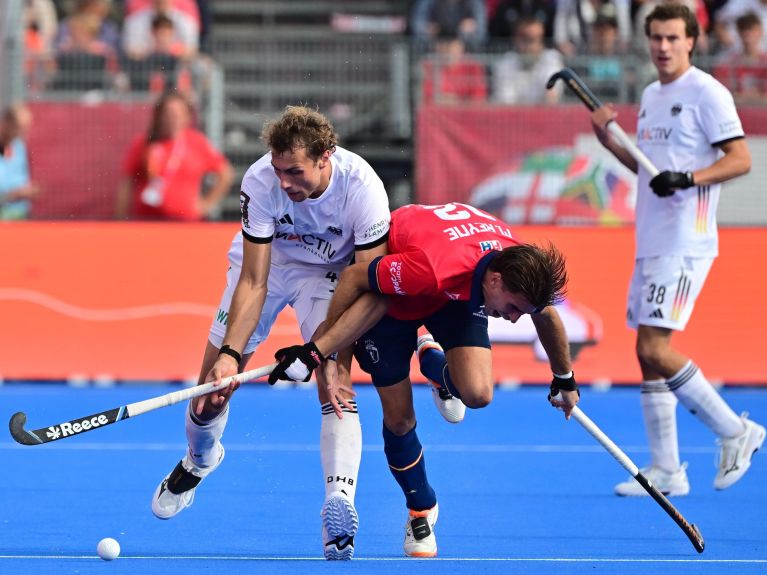 Imagen de la final entre Alemania y España del Mundial de hockey de 2026