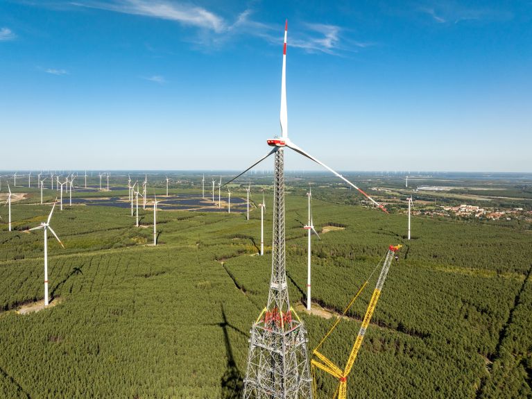 Tour éolienne de grande hauteur