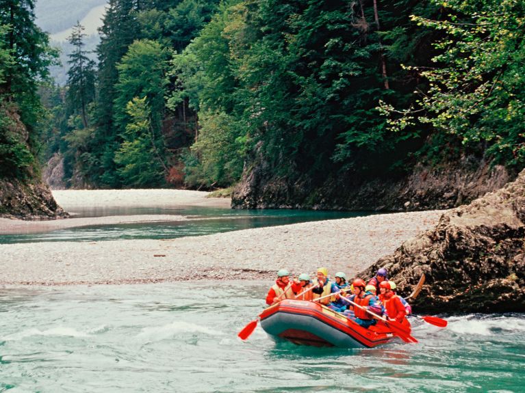 Rafting on the Tyrolean Ache