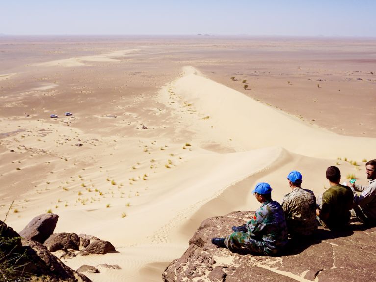 La patrouille fait une pause