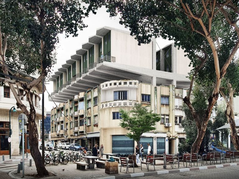 The architect Lion Schreiber wants to provide space for more exchange. The architect Lion Schreiber wants to provide space for more exchange.