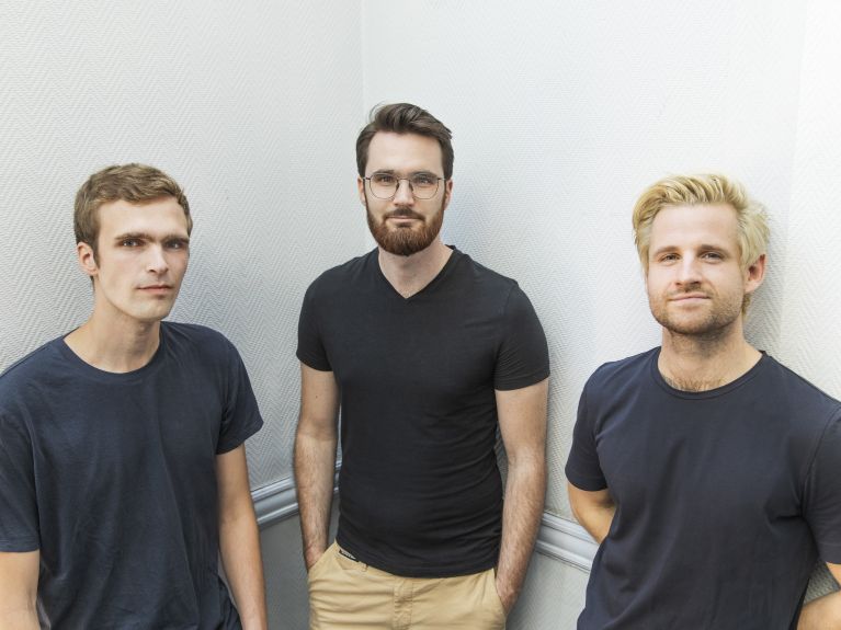Wonder-Gründer Witteler, Steck und Roux (von links) Wonder-Gründer Witteler, Steck und Roux (von links)