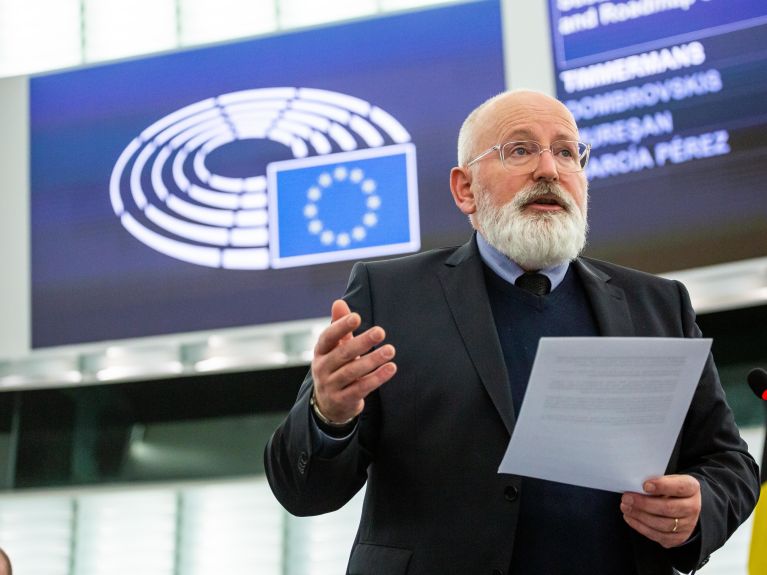 Frans Timmermans, commissaire européen chargé de la protection du climat.