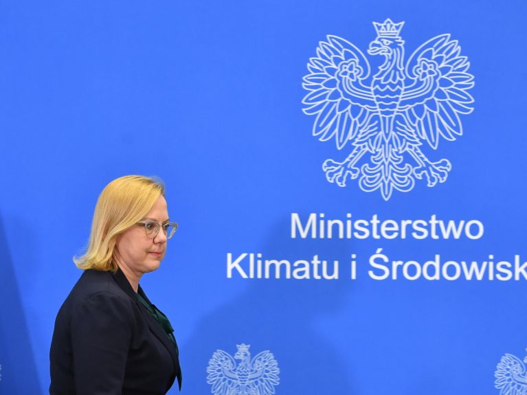 Polens Umweltministerin Anna Moskwa