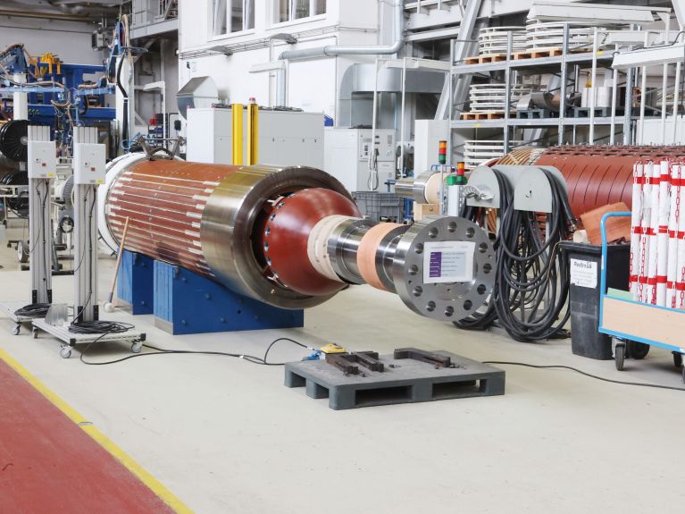 Also part of Thuringia: a state-of-the-art dynamo at the Siemens plant in Erfurt 