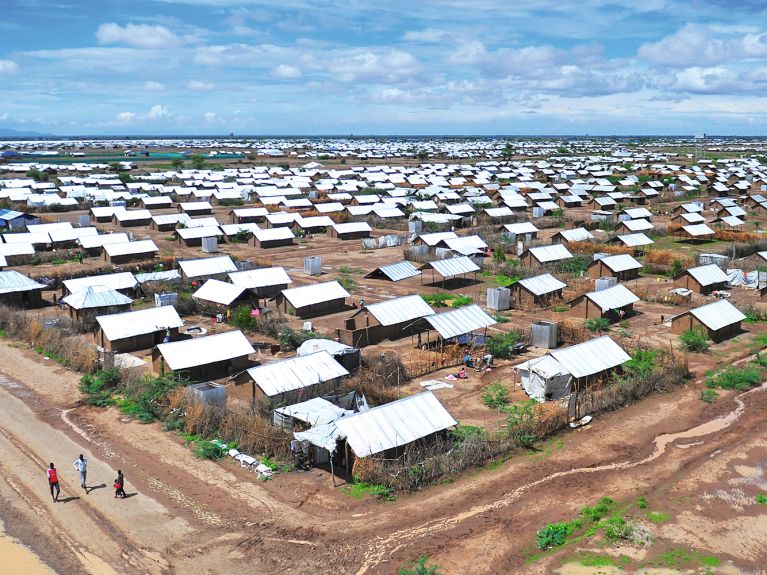 Blick auf das Flüchtlingslager Kakuma