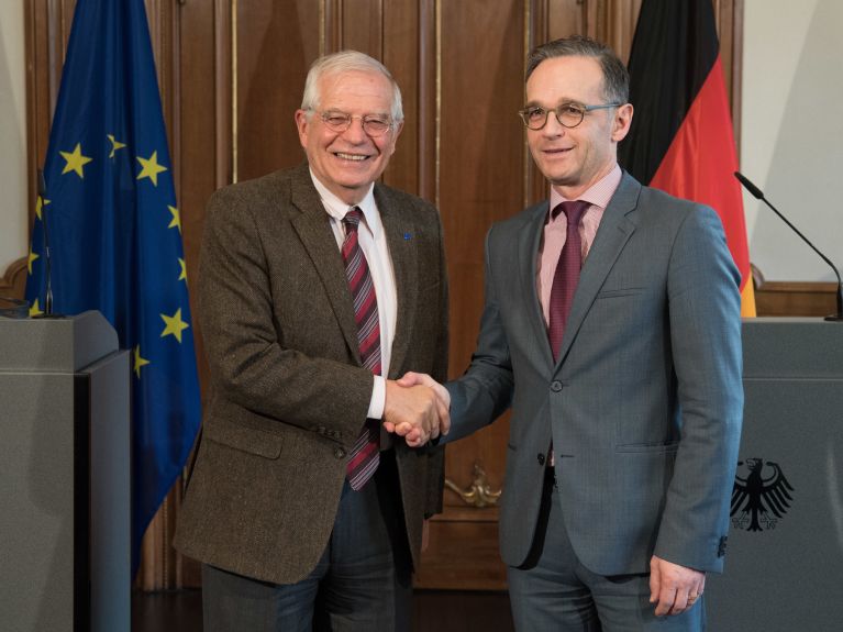 EU-Außenbeauftragter Josep Borrell in Berlin EU-Außenbeauftragter Josep Borrell in Berlin