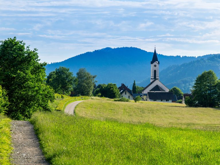 Freiburg yakınlarındaki Oberwinden beldesi Freiburg yakınlarındaki Oberwinden beldesi