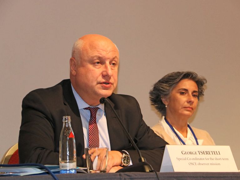 2017年联邦议院大选：George Tsereteli领导欧安组织选举观察团。