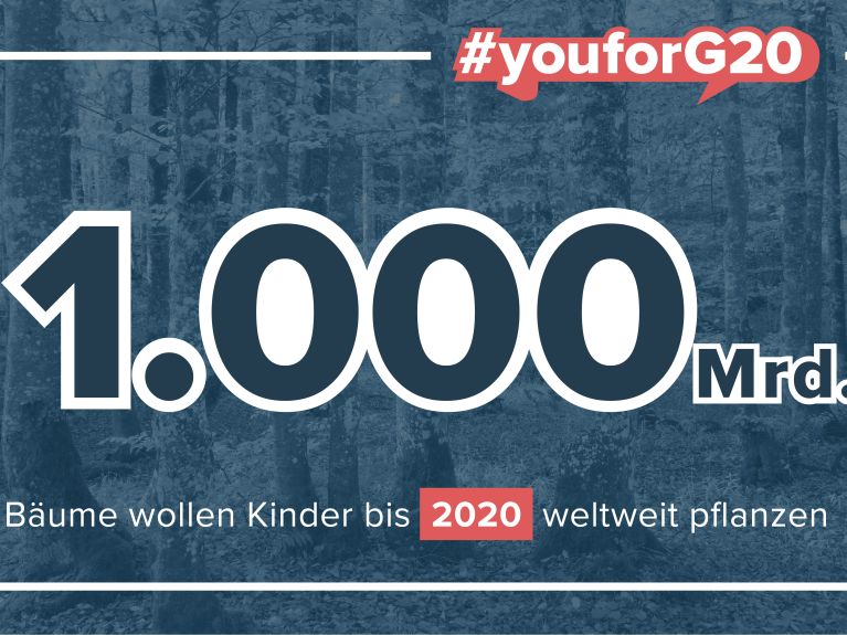 1.000 Mrd. Bäume wollen Kinder bis 2020 weltweit planzen